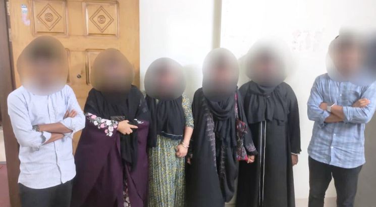 সিলেটে আবাসিক হোটেল থেকে ৬ তরুণ-তরুণী আটক