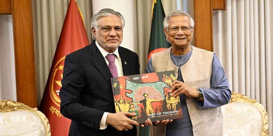 প্রধান উপদেষ্টার সঙ্গে পাকিস্তানের উপপ্রধানমন্ত্রীর সাক্ষাৎ