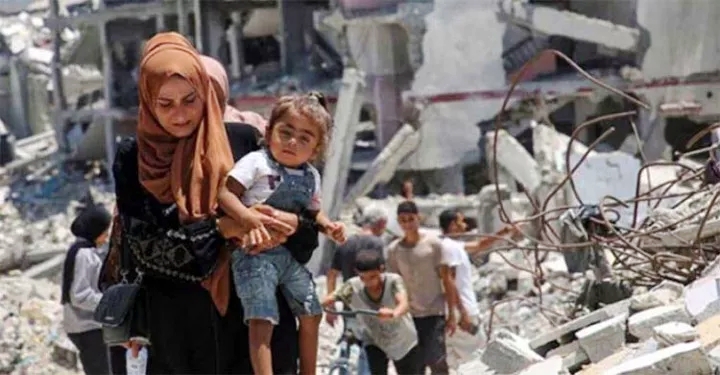 ইসরায়েলি হামলায় গাজায় আরও ৭২ ফিলিস্তিনি নিহত