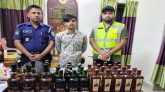 জৈন্তাপুরে বিদেশি মদসহ যুবক আটক
