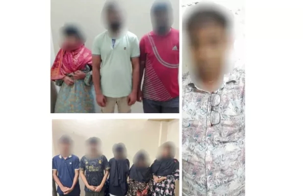 সিলেটে আবাসিক হোটেল থেকে ৯ নারী-পুরুষ আটক