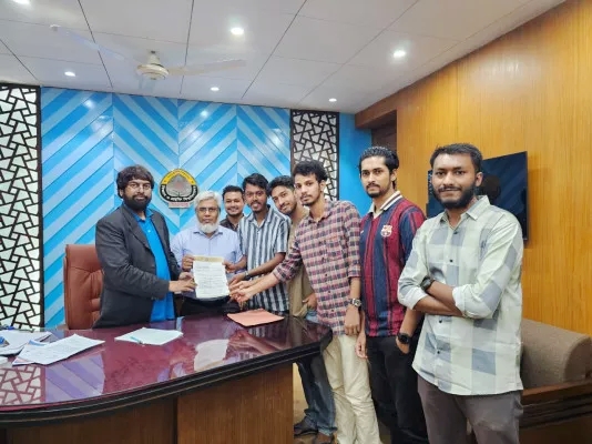 শিক্ষার্থীদের হয়রানি রোধে শাবি ডেমোক্র্যাটিক স্টুডেন্টস ফোরামের স্মারকলিপি