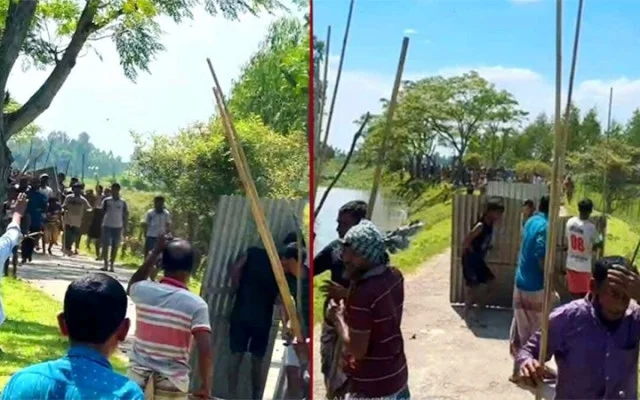 তুচ্ছ ঘটনায় বানিয়াচংয়ে দুই গ্রামবাসীর সংঘর্ষ, আহত ৩০