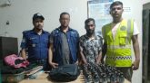 কমলগঞ্জে ৪০ বোতল ফেন্সিডিলসহ ১ জন আটক