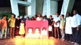 শহীদ মুনির-তপন-জুয়েল স্মরণে শহীদ মিনারে প্রদীপ প্রজ্জ্বলন ও স্মরণ সভা
