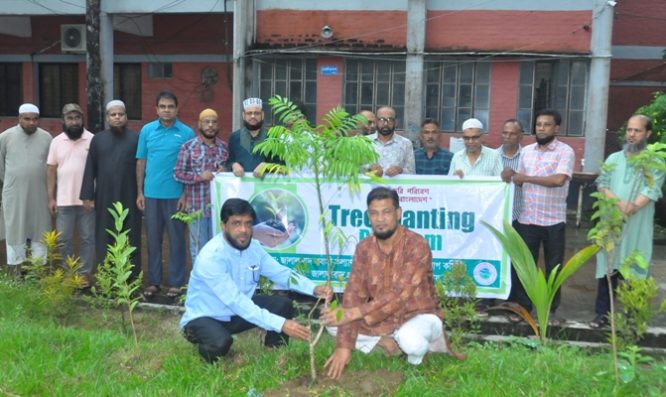 জালালাবাদ প্রবাসী কল্যাণ পরিষদের বৃক্ষরোপন