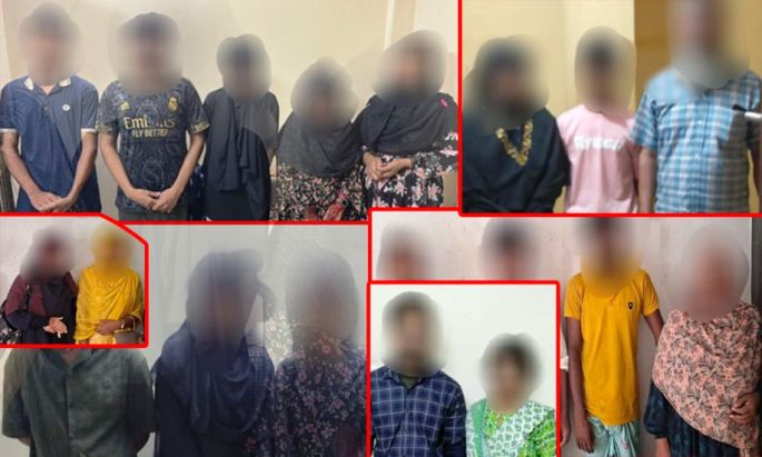 সিলেটে হোটেলে অনৈতিক কাজ, আটদিনে ২৭ নারী-পুরুষ আটক