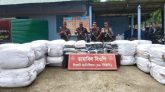 সিলেটে সীমান্তে ২ কোটি ৩৮ লাখ টাকার ভারতীয় চোরাই পণ্য জব্দ