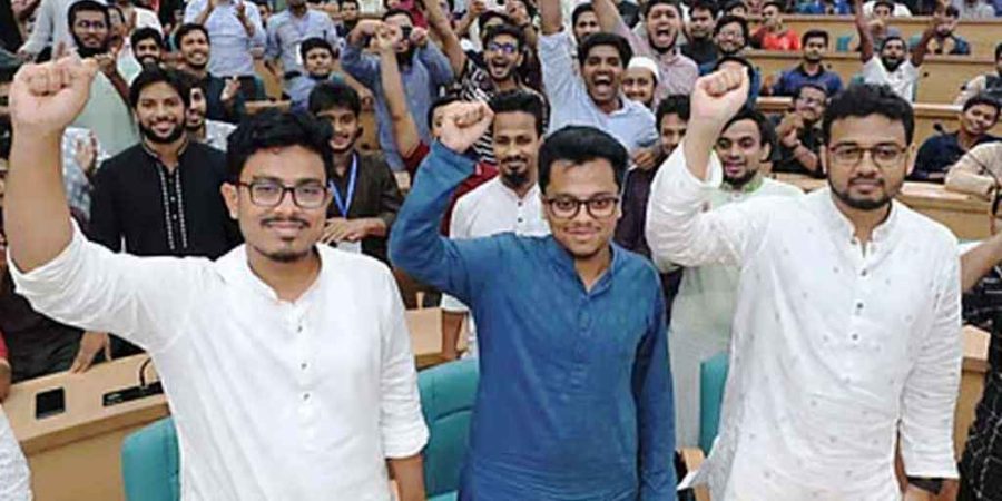 ডাকসু নির্বাচন, শীর্ষ ৩ পদে জয়ী শিবির সমর্থিত প্রার্থী