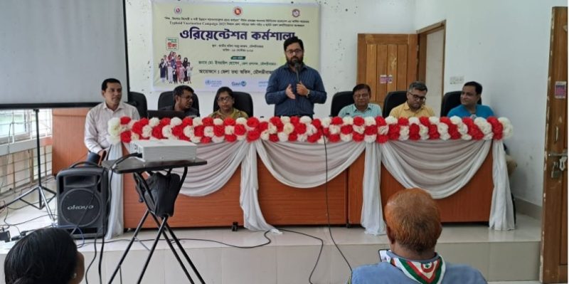 মৌলভীবাজারে টাইফয়েড ভ্যাকসিন বিষয়ক ওরিয়েন্টেশন কর্মশালা অনুষ্ঠিত
