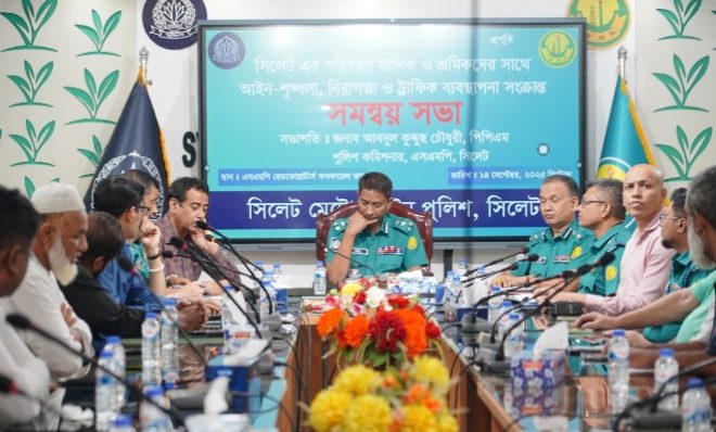 ২২ সেপ্টেম্বর থেকে সিলেট নগরীতে অবৈধ যানবাহন চলবে না