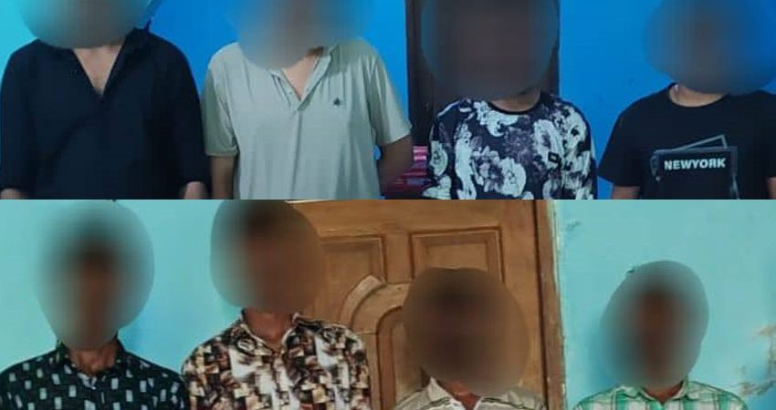 সিলেটে ভারতীয় চকলেট ও মদের চালানসহ ৮ জন আটক