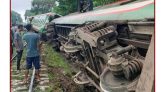 সিলেটে উদয়ন এক্সপ্রেস লাইনচ্যুত, রেল যোগাযোগ বিচ্ছিন্ন