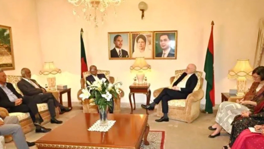 মির্জা ফখরুলের সঙ্গে জার্মান রাষ্ট্রদূত রুডিগারের সাক্ষাৎ