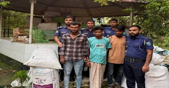 গোলাপগঞ্জে সোয়া কোটি টাকার ভারতীয় চোরাচালান পন্যসহ আটক ৩