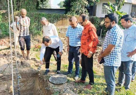 শ্রীমঙ্গলে খেলোয়াড়দের জন্য রেস্টরুম ও ওয়াশরুম নির্মাণ কাজের উদ্বোধন