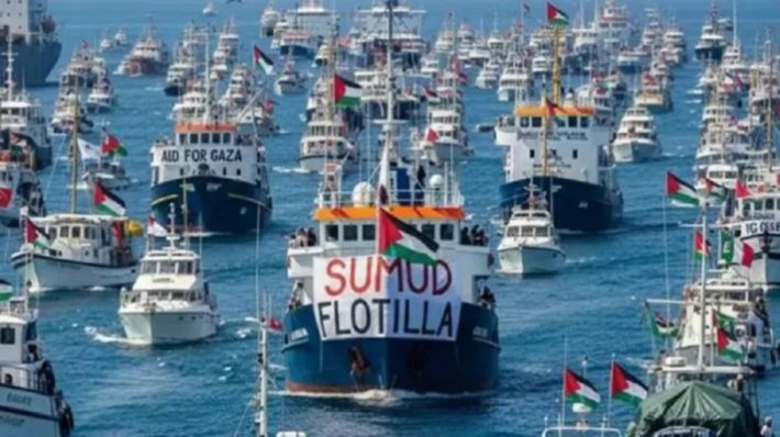 ফ্লোটিলা থেকে ২ শতাধিক কর্মীকে বন্দি করল ইসরায়েল