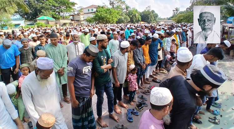 সিলেটের সাংবাদিক ইসলাম, টিপু ও শিপুর পিতার দাফন সম্পন্ন