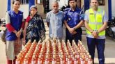 জকিগঞ্জে ১১০ বোতল ভারতীয় মদসহ গ্রেফতার ২