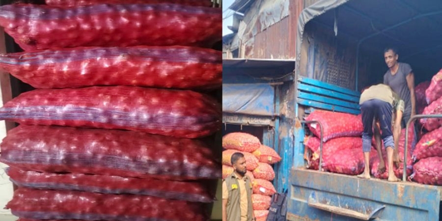 সিলেটে ৫১৩ বস্তা ভারতীয় পেঁয়াজ জব্দ