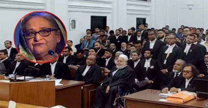 শেখ হাসিনার বিরুদ্ধে মামলার রায় পড়া চলছে