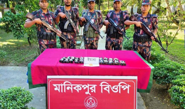 সিলেট সীমান্তে ৫৭ লাখ টাকার ইয়াবার চালান ধরলো বিজিবি