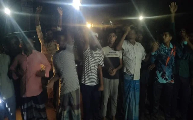 সিলেট-৪ আসনে হাকিম চৌধুরীকে মনোনয়নের দাবিতে মিছিল