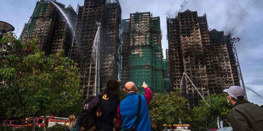 হংকংয়ে ভয়াবহ আগুনে নিহত বেড়ে ১২৮