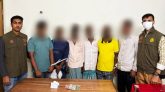 সিলেটে কবরস্থানের সামনে থেকে ৬ জুয়াড়ীকে ধরলো ডিবি