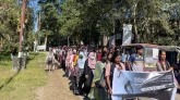 হামলায় শাবি শিক্ষার্থীর ভাই নিহত, বিচারের দাবিতে মানববন্ধন