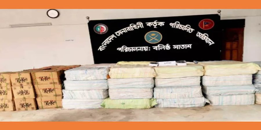 সিলেটে ট্রাকে বালুর নিচে মিলল ভারতীয় চশমা-চকোলেট