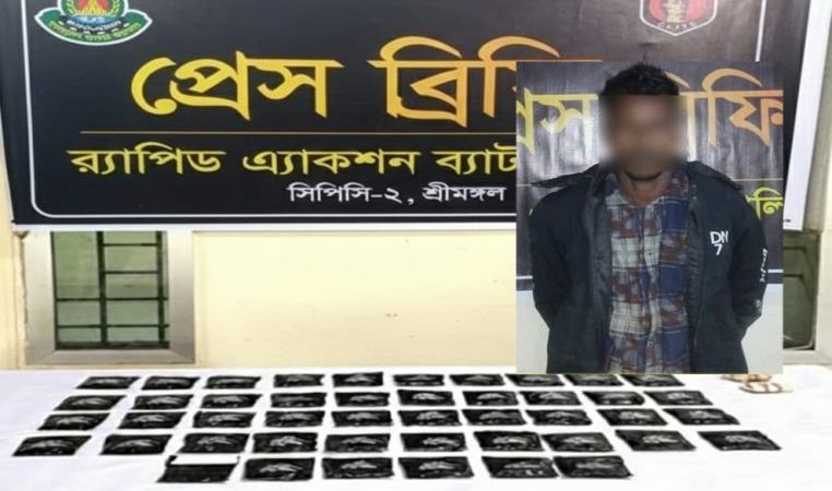 মৌলভীবাজারে ৯১৪৪ পিস ইয়াবাসহ মাদককারবারী গ্রেপ্তার