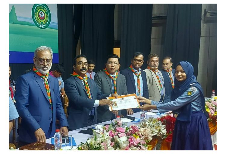 মানবিক মূল্যবোধসম্পন্ন রাষ্ট্র গঠনে কাজ করছে স্কাউটস :  বিভাগীয় কমিশনার