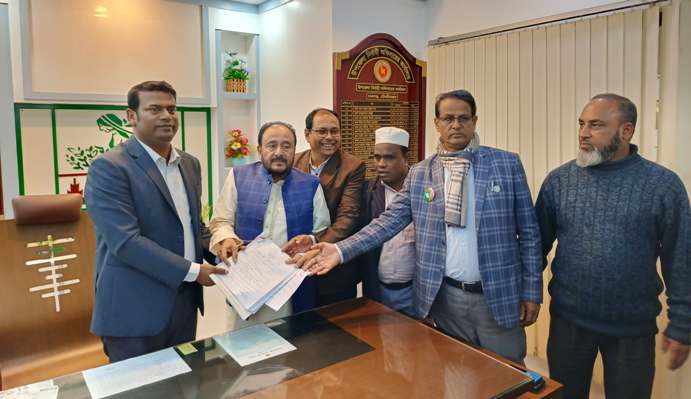 মৌলভীবাজার-৪ আসনে বিএনপি প্রার্থীর মনোনয়নপত্র দাখিল