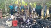 সিলেটে আগুনে চা-শ্রমিকের বাড়ি পুড়ে ছাই, ৫ লক্ষাধিক টাকার ক্ষতি
