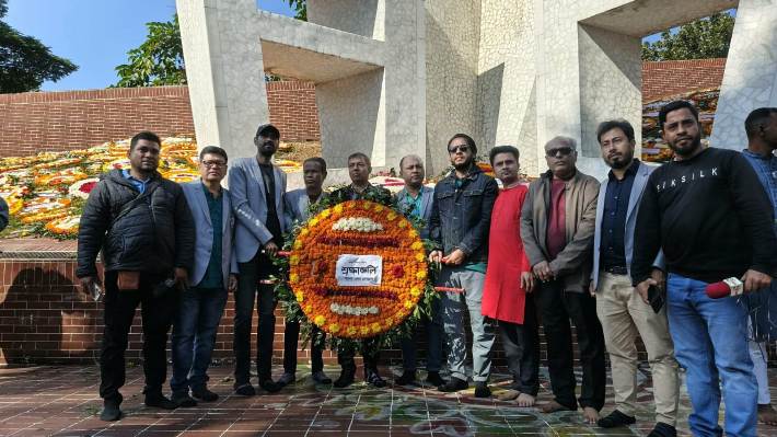 মহান বিজয় দিবসে সিলেট জেলা প্রেসক্লাবের শ্রদ্ধাঞ্জলি