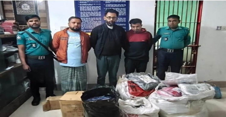 সিলেটে ডাকাতি হওয়া ২০ লাখ টাকার মালামাল উদ্ধার, গ্রেপ্তার ৩