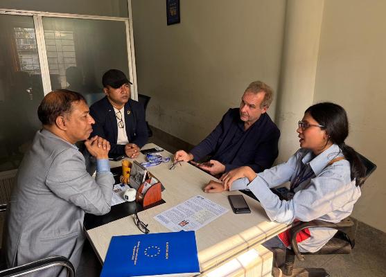 সিলেট জেলা প্রেসক্লাব নেতৃবৃন্দের সাথে ইইউ পর্যবেক্ষক দলের সাক্ষাৎ