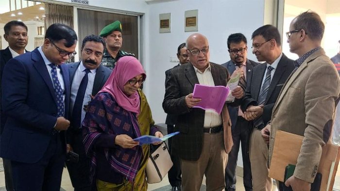 দুর্যোগ ব্যবস্থাপনা ও স্বাস্থ্য উপদেষ্টার কাছে সিলেট বিভাগ গণদাবী ফোরামের স্মারকলিপি প্রদান