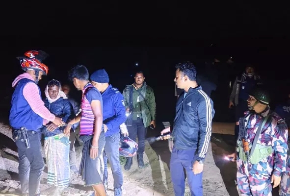 গভীর রাতে জাফলংয়ে টাস্কফোর্সের অভিযান, ১১ জনের কারাদণ্ড