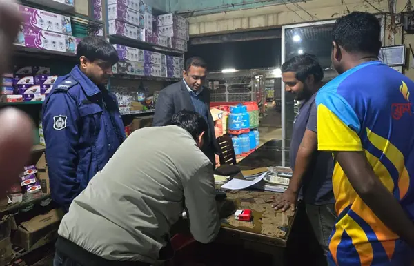 শ্রীমঙ্গলে এলপিজি গ্যাস বেশি দামে বিক্রি করায় জরিমানা