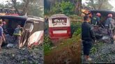 ছাতকে বাস-পিকআপ মুখোমুখি সংঘর্ষে, নিহত ১