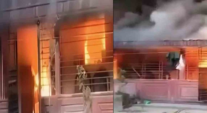 গোয়াইনঘাটে খড়ের ঘর থেকে বসত বাড়িতে আগুন, ব্যাপক ক্ষতি