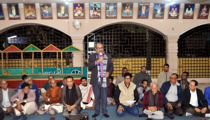 শ্রীশ্রী সরস্বতী পূজা উপলক্ষ্যে মতবিনিময় সভা অনুষ্ঠিত