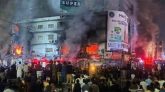 করাচিতে শপিং মলে ভয়াবহ আগুন, নিহত ৫