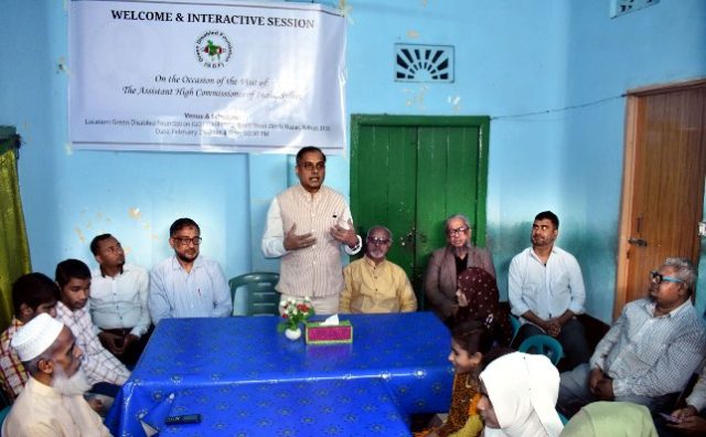 সিলেটে জিডিএফ কার্যালয় পরিদর্শনে ভারতীয় সহকারী হাই কমিশনার