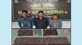 সিলেটে বিপুল পরিমাণ বিদেশি মদসহ আটক ৩