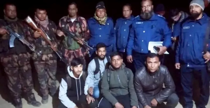পর্তুগাল যাওয়ার চেষ্টায় ভারতে অনুপ্রবেশ, হবিগঞ্জের ৪ যুবক আটক