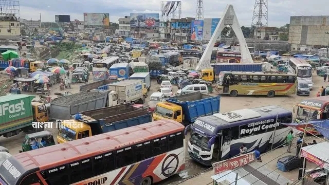 সিলেট-ঢাকা মহাসড়কে ১৬ ঘণ্টা ধরে যানজট