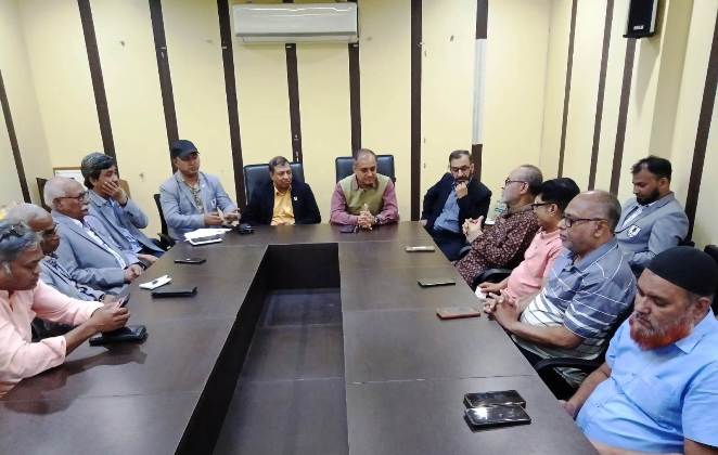 সিলেট জেলা প্রেসক্লাব নেতৃবৃন্দের সাথে ভারতীয় সহকারী হাই কমিশনারের সৌজন্য সাক্ষাৎ